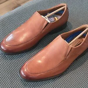 Clarks | Shoes | Clarks Mens Whiddon Plain Loafer Dark Tan  display picture 1